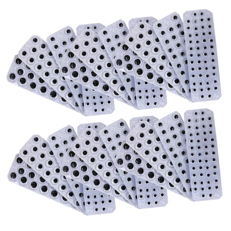 Creativity Street Peel N Stick Wiggle Eyes, Black, Assorted Sizes, PK822 PAC3438-02